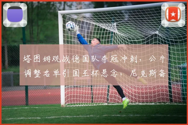 塔图姆观战德国队夺冠冲刺,公牛调